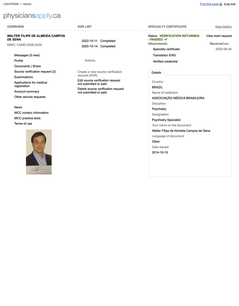 Source verification preview